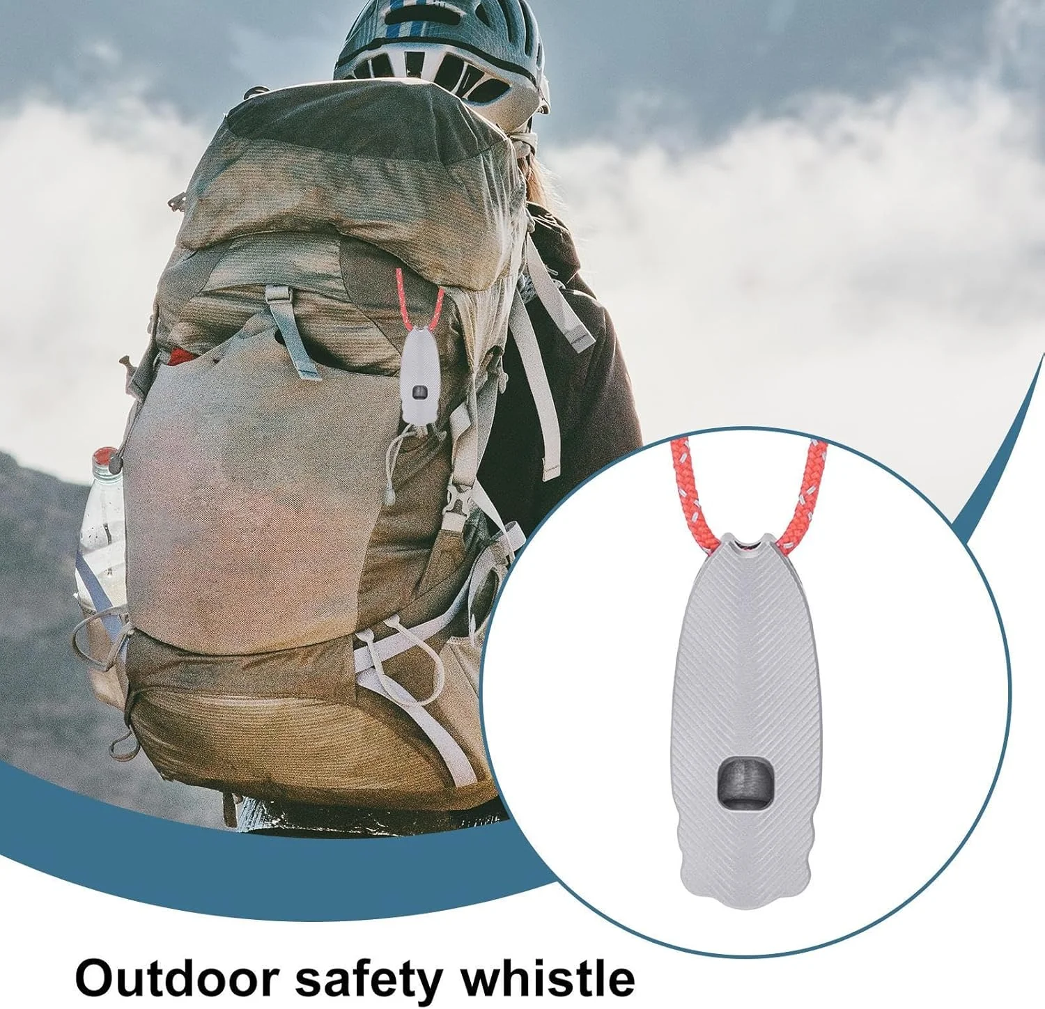 سوت کایاک، سوت دریایی تیتانیومی بلند 120 دسی بل، تجهیزات کمپینگ برای امنیت در فضای باز، نجات، قایقرانی دریایی، کمپینگ، مسافرت، کوهنوردی، ماجراجویی، بیابان نوردی، قایقرانی