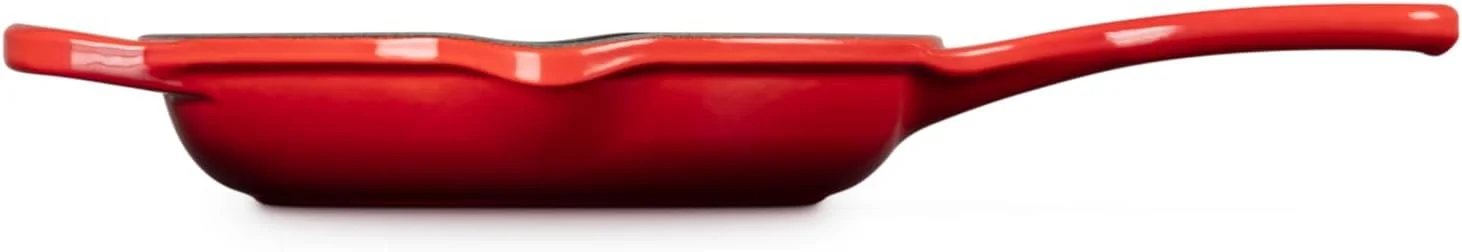 تابه چدنی لعاب دار دسته آهنی Le Creuset مدل Signature، 16 سانتی متر (0.5 لیتر)، رنگ گیلاسی