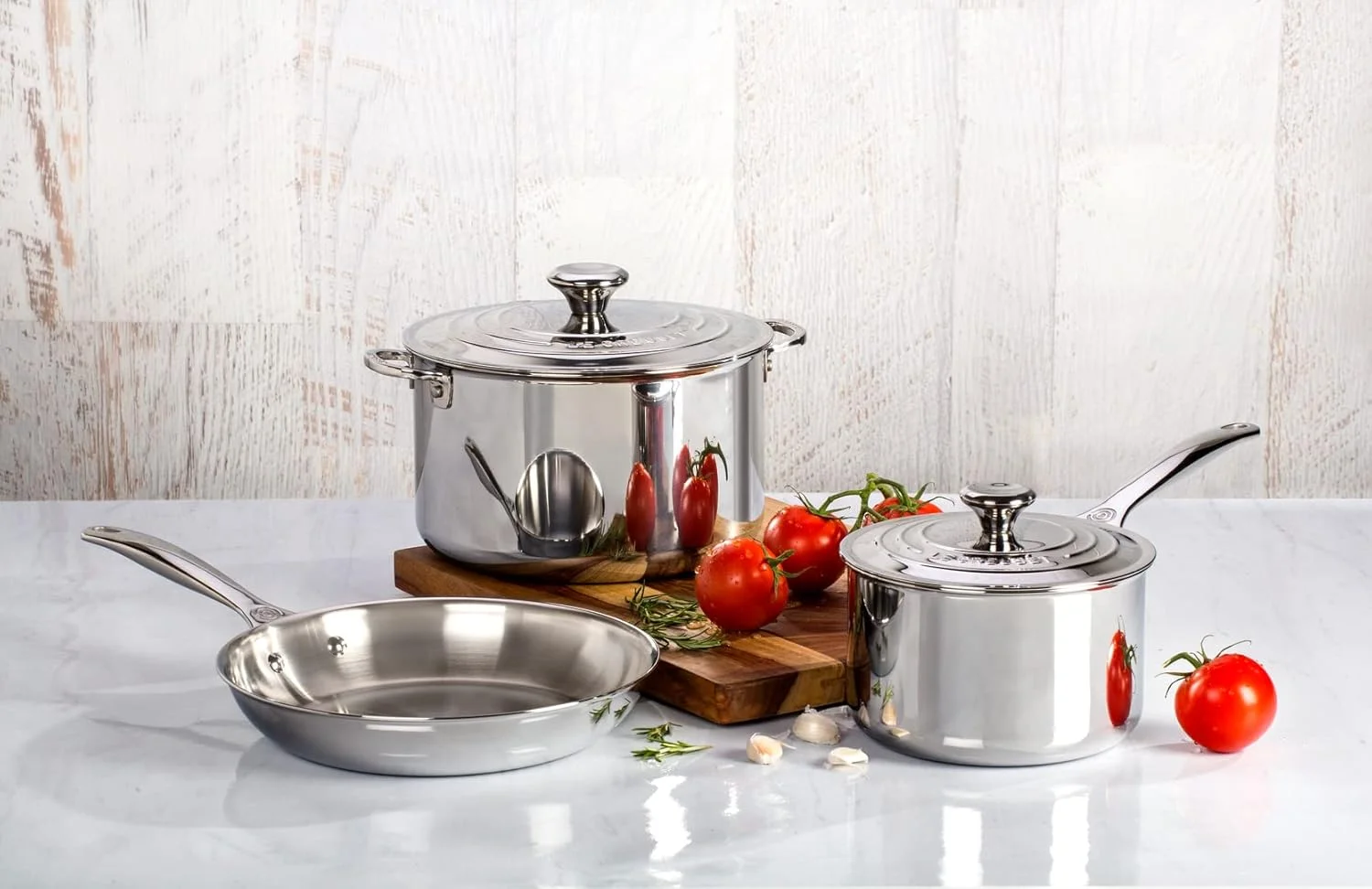 تابه استیل سه لایه Le Creuset Tri-Ply سایز 10 اینچ