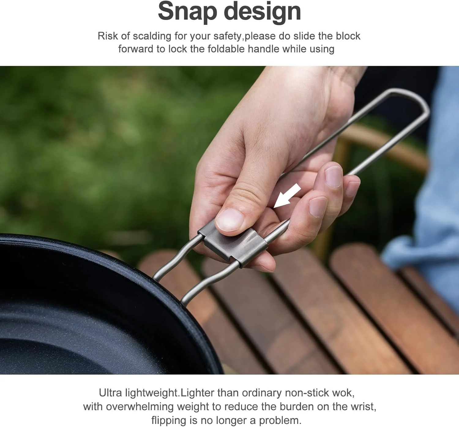 Boundless Voyage 1L Titanium Nonstick Camping Frying Pan for Gas Stove Ultralight Camp Cookware Skillet Pan for Cooking Egg Steak, Dishwasher Safe 7.4in-Ti2069C Boundless Voyage 1L Titanium Nonstick Camping Frying Pan for Gas Stove Ultralight Camp Cookware Skillet Pan for Cooking Egg Steak, Dishwasher Safe 7.4in-Ti2069C