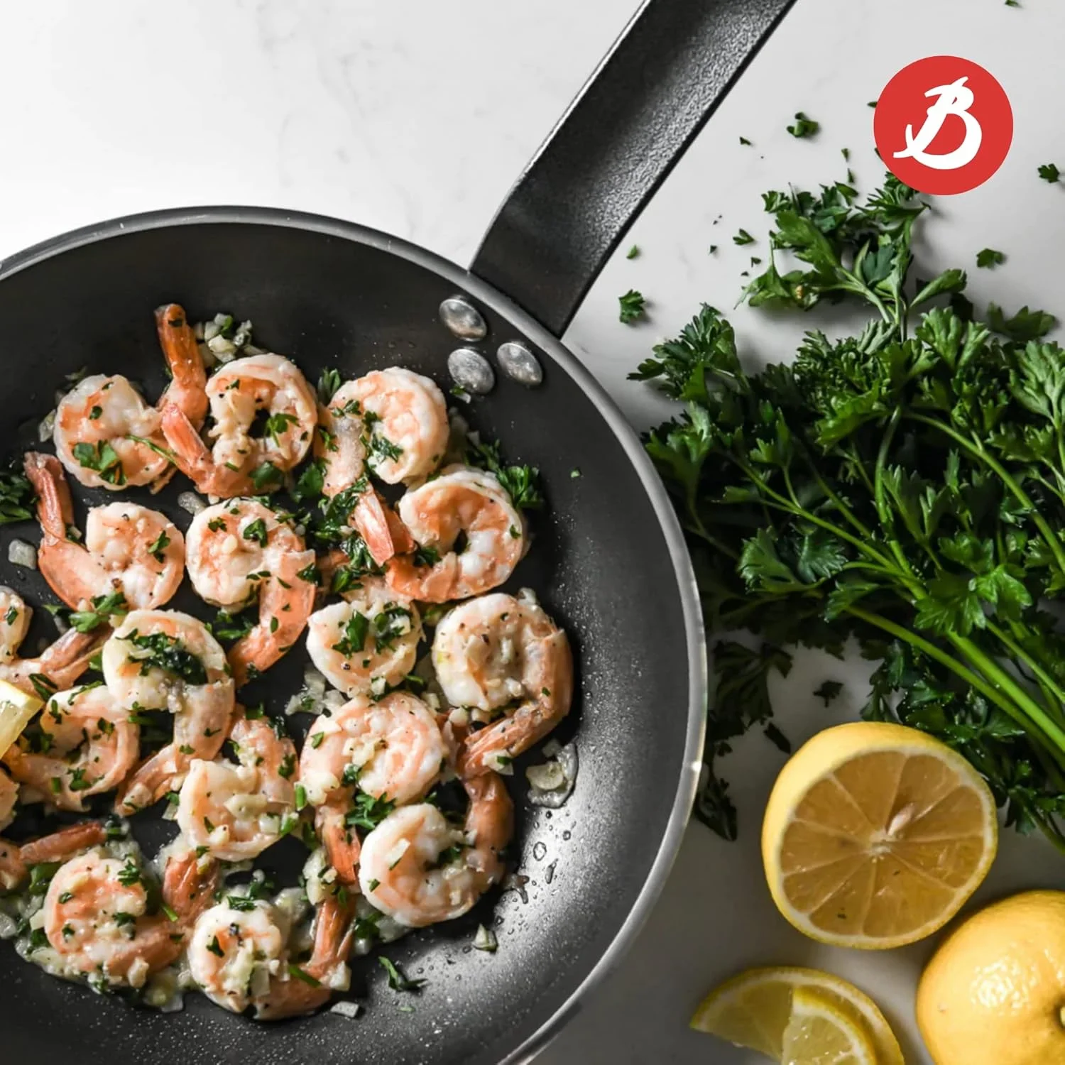 De Buyer - Choc Resto - 5-Layered Round Induction Frying Pan, 24 cm