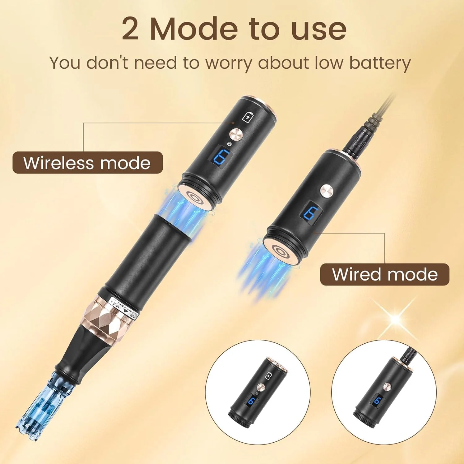 Dr.Pen A8S، قلم میکرونیدلینگ حرفه ای به همراه 18 عدد کارتریج سوزنی جایگزین 12 پین و 36 پین، درماپن، حالت بی سیم یا با سیم، 2 ماژول، 6 سطح سرعت و عمق قابل تنظیم 0-2.5 میلی متر Dr.Pen A8S، قلم میکرونیدلینگ حرفه ای به همراه 18 عدد کارتریج سوزنی جایگزین 12 پین و 36 پین، درماپن، حالت بی سیم یا با سیم، 2 ماژول، 6 سطح سرعت و عمق قابل تنظیم 0-2.5 میلی متر