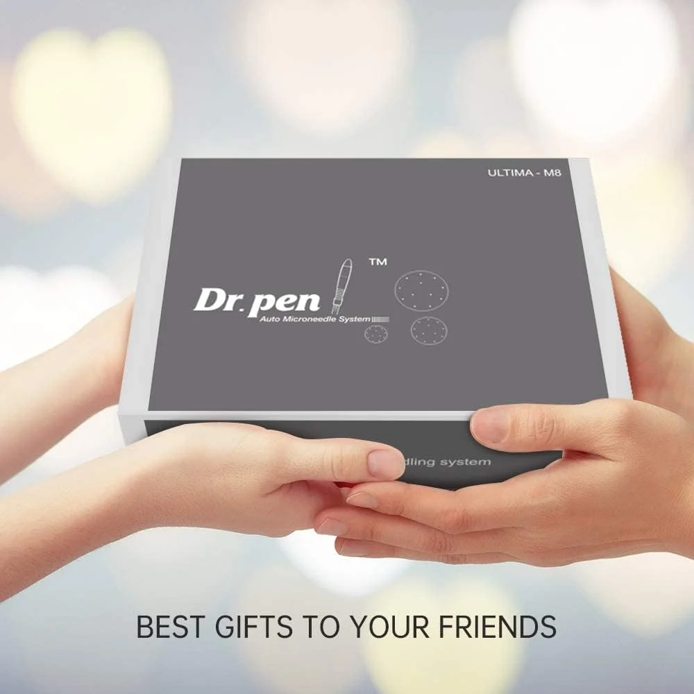 کیت میکرونیدلینگ بی سیم دکتر پن مدل M8 برای جای زخم آکنه، رشد مو و لکه های تیره، 6 سرعته با باتری داخلی و ده کارتریج 36 پین