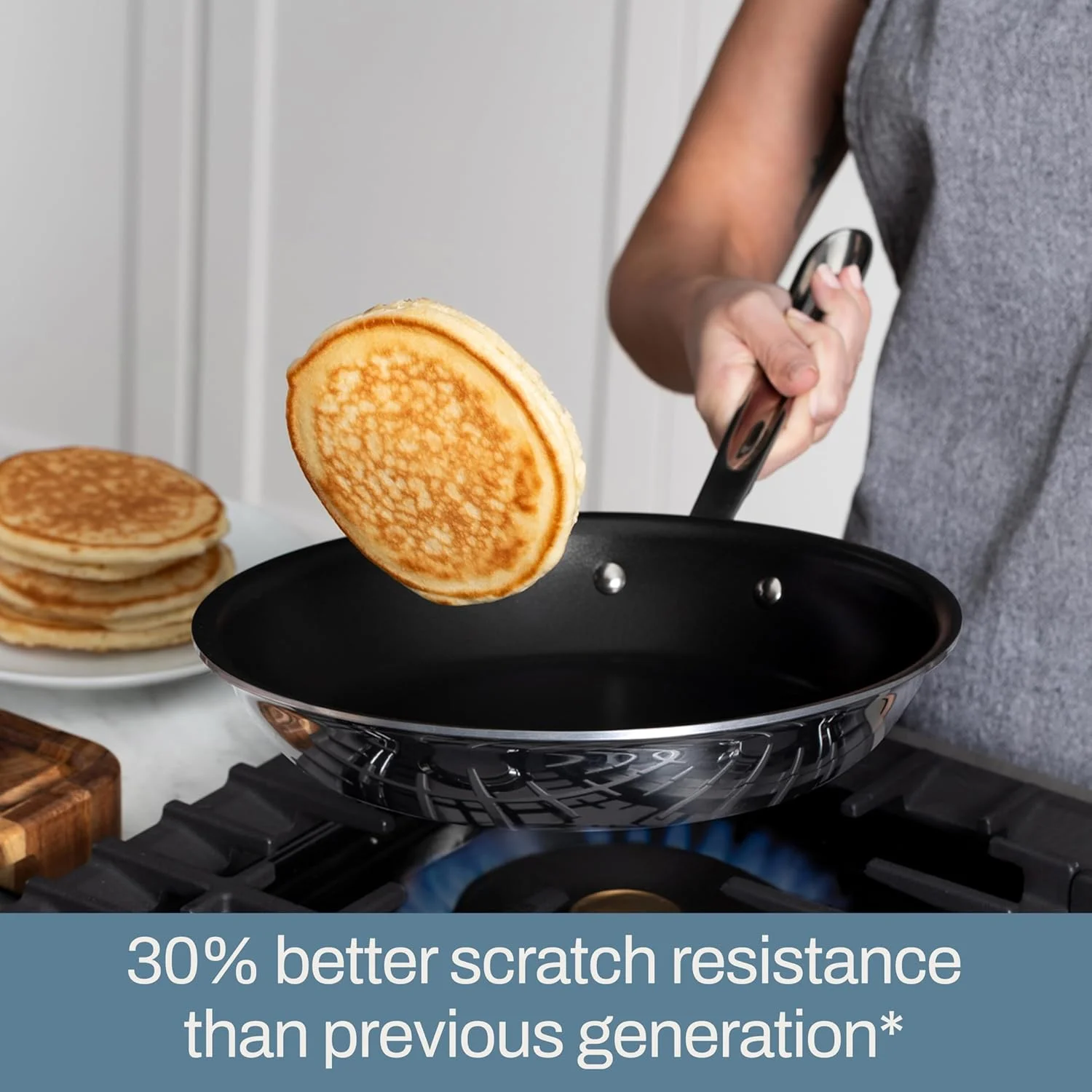 تابه نچسب سه لایه All-Clad D3 Pro، تابه سرخ کن، سایز 10 اینچ