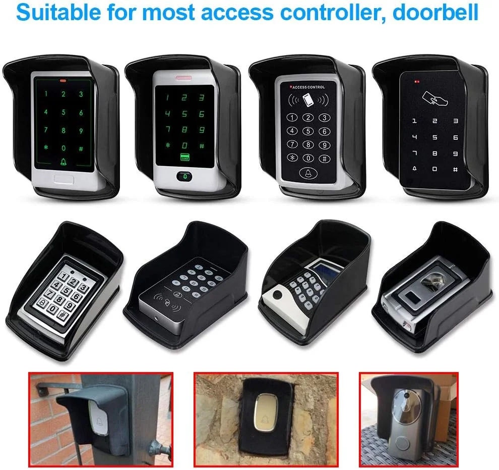 کاور پلاستیکی ضد آب FST برای سیستم صفحه کلید کنترل دسترسی RFID، محافظ پوسته ضد باران برای زنگ درب وای فای (2 عدد) کاور پلاستیکی ضد آب FST برای سیستم صفحه کلید کنترل دسترسی RFID، محافظ پوسته ضد باران برای زنگ درب وای فای (2 عدد)