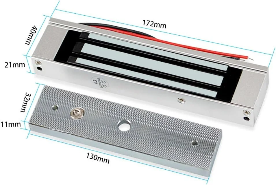 کیت سیستم کنترل دسترسی درب ضد آب HFeng IP68، صفحه کلید کنترل دسترسی RFID با پنل لمسی + قفل مغناطیسی برقی 180 کیلوگرمی + منبع تغذیه + 10 عدد جاسوئیچی کیت سیستم کنترل دسترسی درب ضد آب HFeng IP68، صفحه کلید کنترل دسترسی RFID با پنل لمسی + قفل مغناطیسی برقی 180 کیلوگرمی + منبع تغذیه + 10 عدد جاسوئیچی