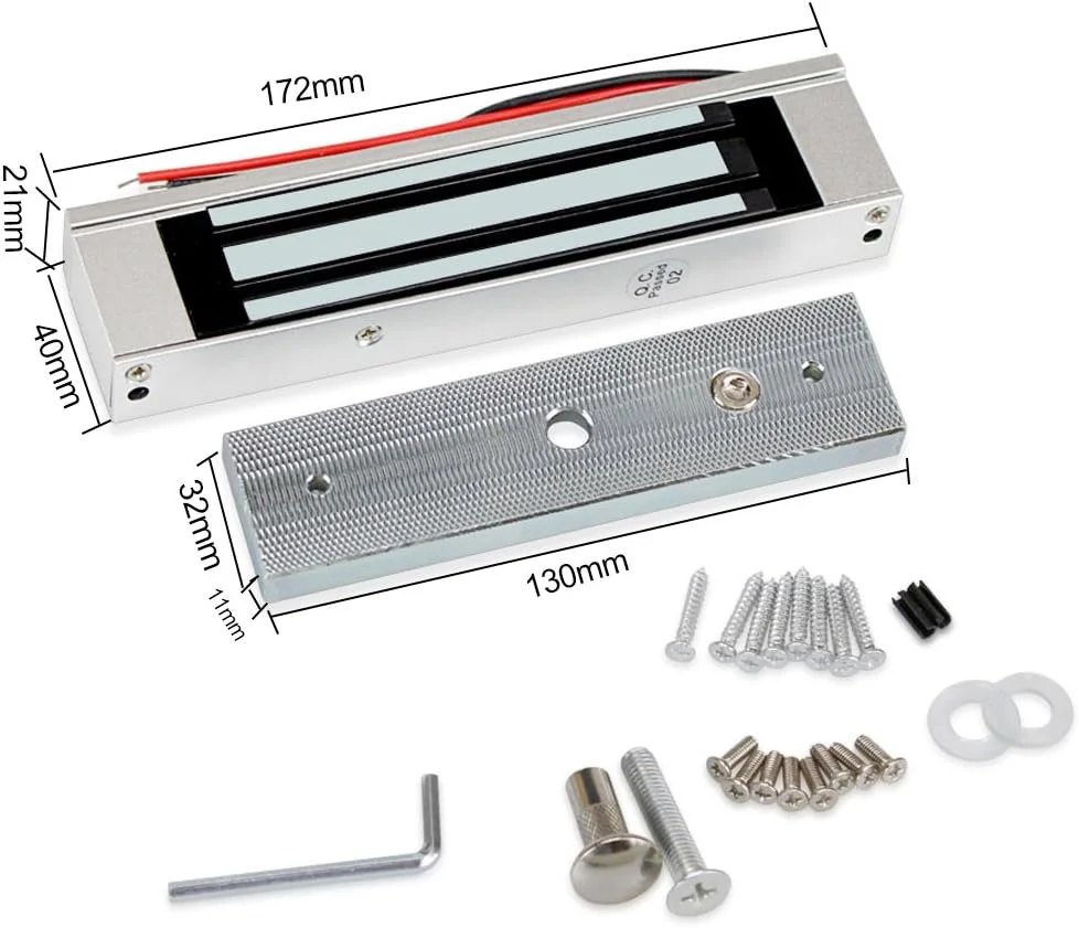 کیت سیستم کنترل دسترسی ضد آب FST IP68 شامل صفحه کلید RFID مناسب فضای باز + قفل مغناطیسی برقی 180 کیلوگرمی + منبع تغذیه DC12V + 15 عدد جاسوئیچی 125 کیلوهرتز برای منزل کیت سیستم کنترل دسترسی ضد آب FST IP68 شامل صفحه کلید RFID مناسب فضای باز + قفل مغناطیسی برقی 180 کیلوگرمی + منبع تغذیه DC12V + 15 عدد جاسوئیچی 125 کیلوهرتز برای منزل