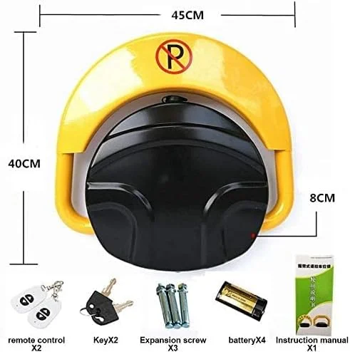 قفل راهبند پارکینگ خودرو HYLAN با قفل و ریموت کنترل ضد تداخل