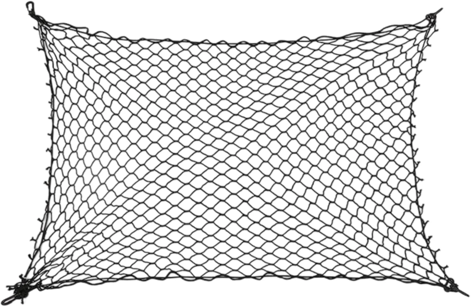 محافظ سگ برای خودرو - توری ایمنی با قلاب - توری محافظ سگ برای قسمت بار خودرو | مناسب برای کامیون، شاسی بلند، RV، سدان، قسمت بار صندوق عقب، صندلی عقب، مسافرت جاده ای، لوازم ضروری راننده