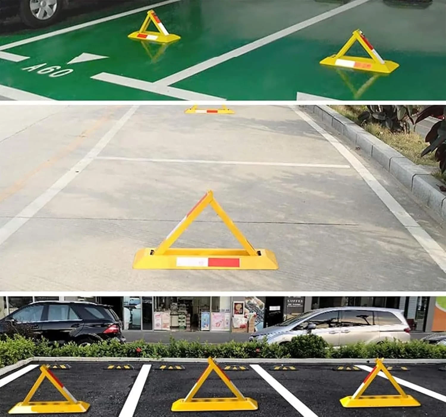 مانع امنیتی پارکینگ خودرو ERICAT، بولارد پارکینگ قفل دار هوشمند با قفل معمولی، ظرفیت تحمل وزن 8 تن و دستگاه ضد سرقت، طراحی بدون پانچ و تغییر شکل/آسیب آسان نیست، برای خانه، دفتر مانع امنیتی پارکینگ خودرو ERICAT، بولارد پارکینگ قفل دار هوشمند با قفل معمولی، ظرفیت تحمل وزن 8 تن و دستگاه ضد سرقت، طراحی بدون پانچ و تغییر شکل/آسیب آسان نیست، برای خانه، دفتر