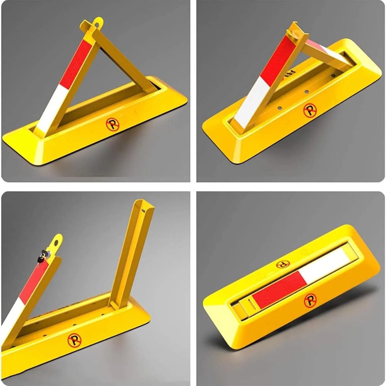 مانع امنیتی پارکینگ خودرو ERICAT، بولارد پارکینگ قفل دار هوشمند با قفل معمولی، ظرفیت تحمل وزن 8 تن و دستگاه ضد سرقت، طراحی بدون پانچ و تغییر شکل/آسیب آسان نیست، برای خانه، دفتر مانع امنیتی پارکینگ خودرو ERICAT، بولارد پارکینگ قفل دار هوشمند با قفل معمولی، ظرفیت تحمل وزن 8 تن و دستگاه ضد سرقت، طراحی بدون پانچ و تغییر شکل/آسیب آسان نیست، برای خانه، دفتر