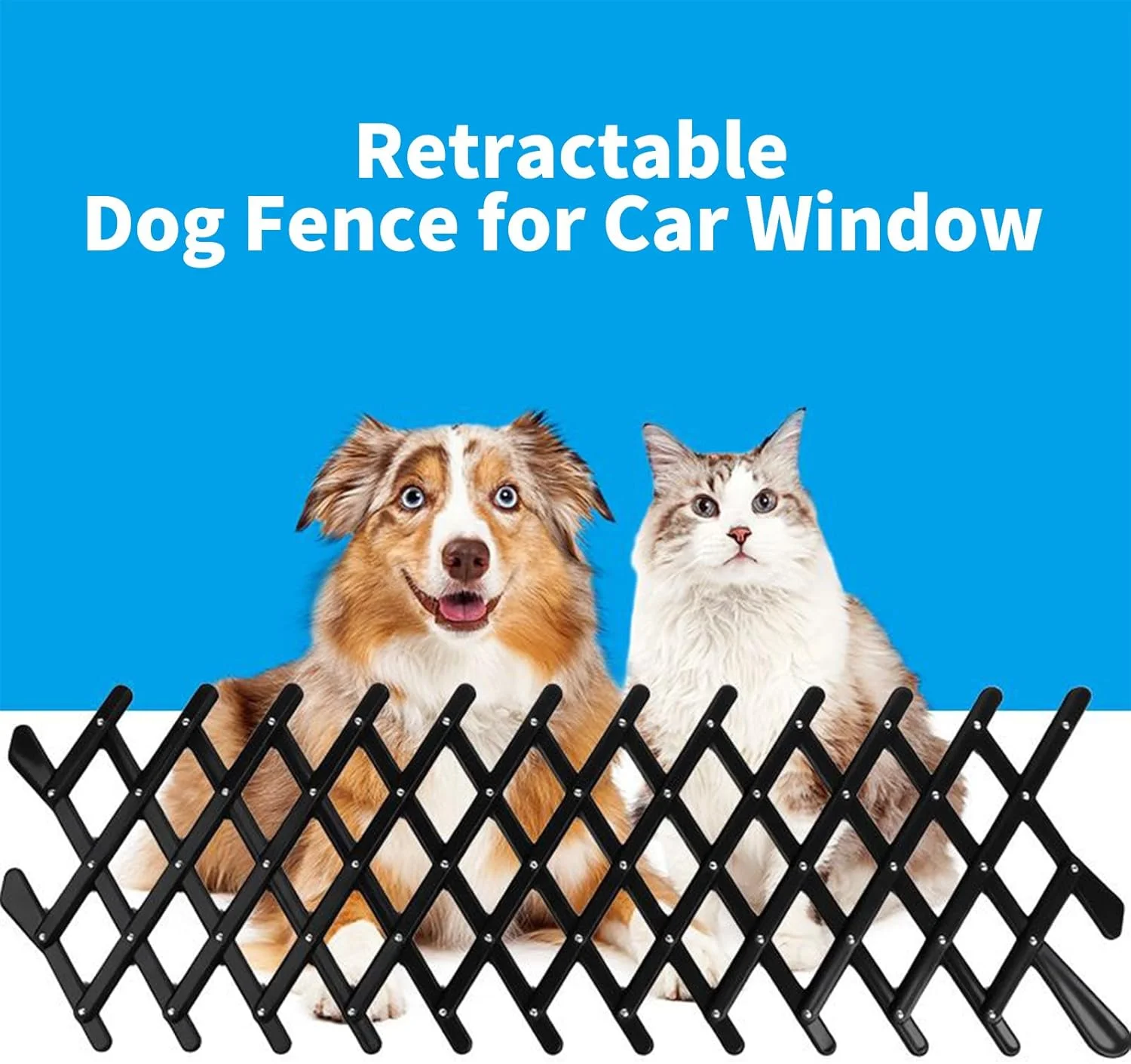 محافظ ایمنی پنجره خودرو برای سگ، نرده توری پنجره خودرو برای تهویه، جلوگیری از بیرون پریدن حیوانات خانگی، محافظ نرده ایمنی برای خودروهای سواری، شاسی بلند، سدان، مینی ون و RV محافظ ایمنی پنجره خودرو برای سگ، نرده توری پنجره خودرو برای تهویه، جلوگیری از بیرون پریدن حیوانات خانگی، محافظ نرده ایمنی برای خودروهای سواری، شاسی بلند، سدان، مینی ون و RV