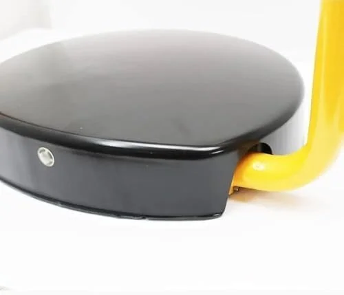 قفل فضای پارک با کنترل از راه دور، طراحی قفل دوبل، مانع امنیتی قوس استوانه ای، زرد