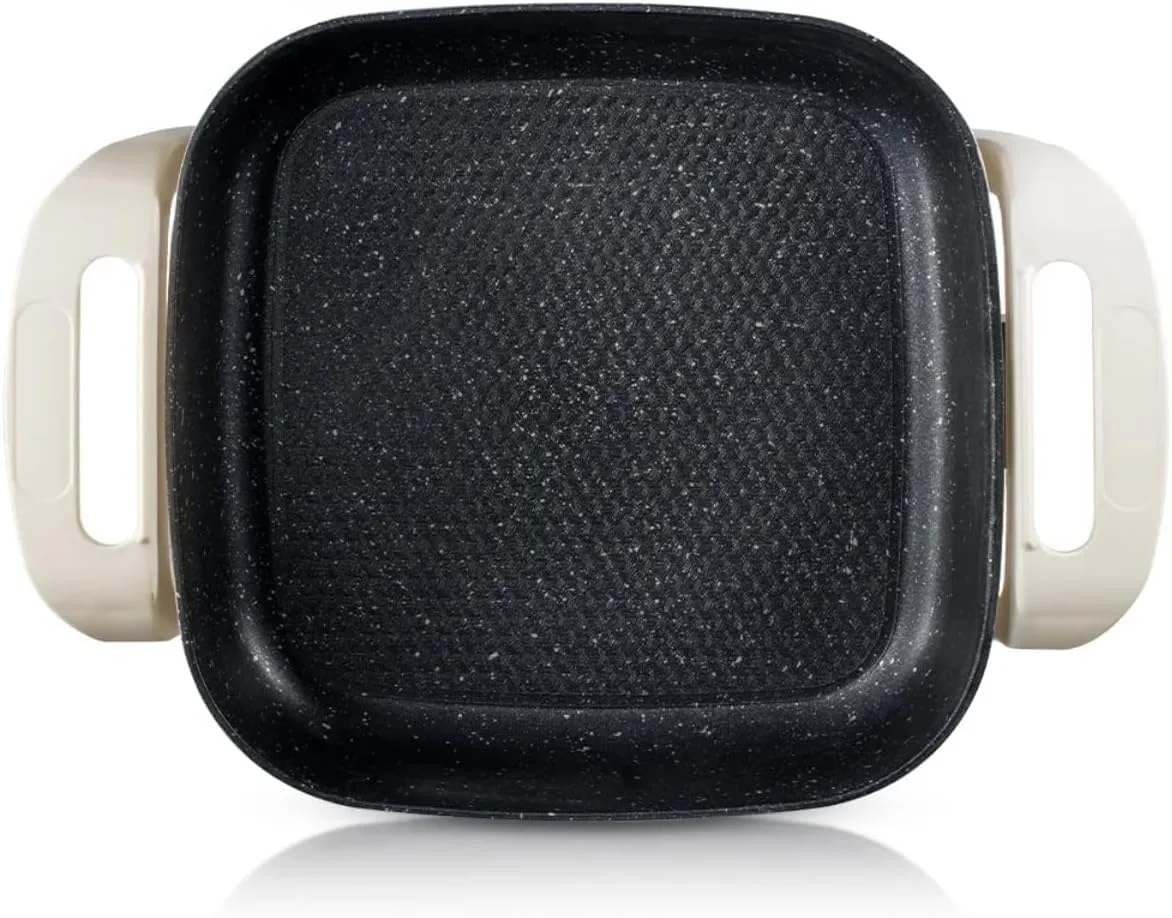 دیگ برقی 5 لیتری با پوشش نچسب | تابه چند منظوره برای خورشت، سرخ کردنی، سوپ و موارد دیگر | چند پز خانگی قابل حمل دیگ برقی 5 لیتری با پوشش نچسب | تابه چند منظوره برای خورشت، سرخ کردنی، سوپ و موارد دیگر | چند پز خانگی قابل حمل