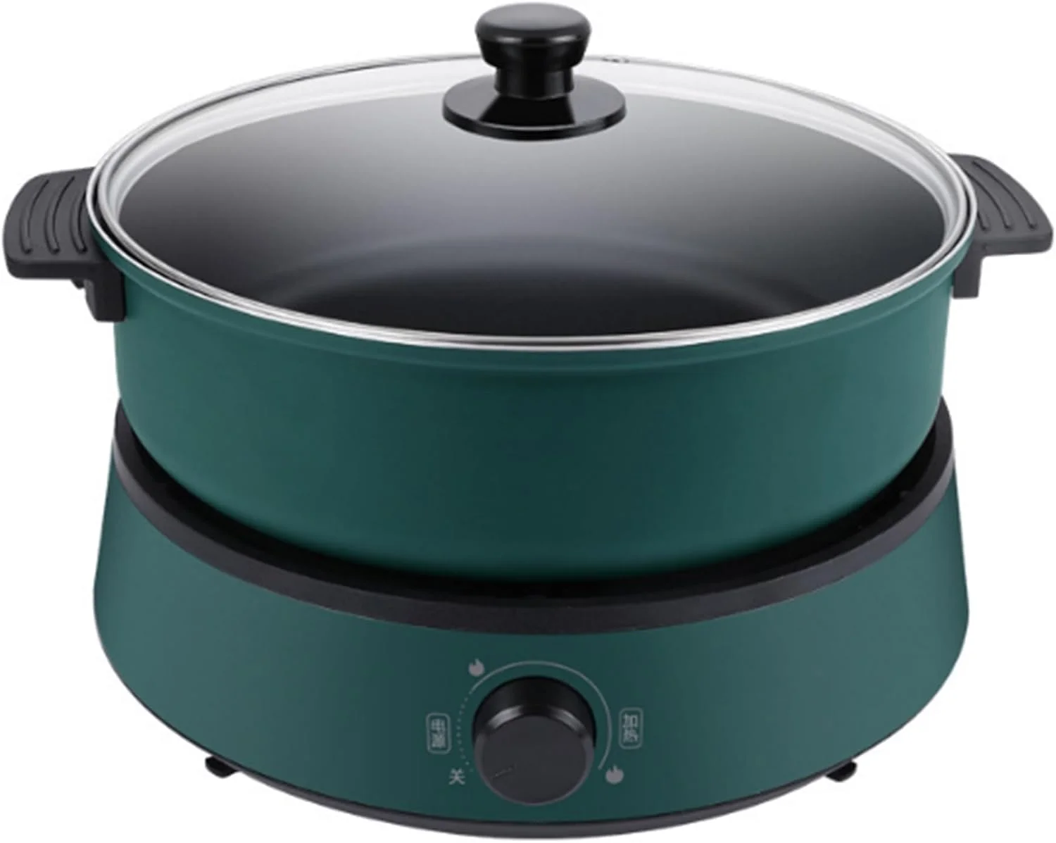 نوبسونبت قابلمه داغ چند منظوره، تابه برقی نچسب نوع جدا شونده، قابلمه مسافرتی برقی آشپزخانه قابل حمل، مناسب برای پخت و پز خانوادگی و دورهمی ها