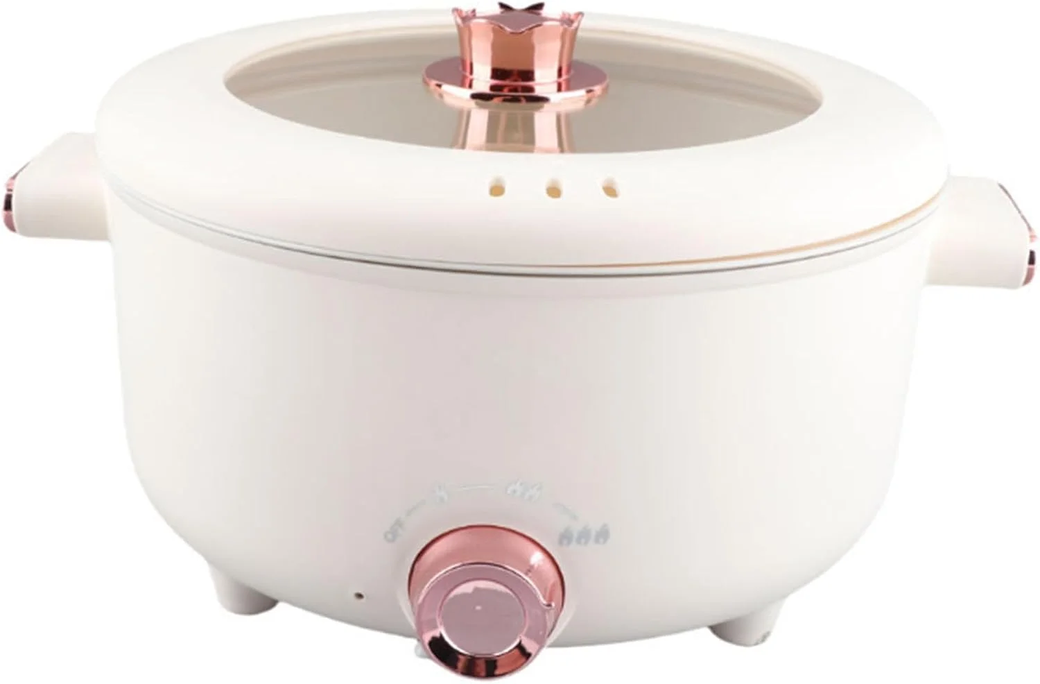 دیگ برقی یوهیسی، قابلمه چند منظوره 3.5 لیتری برای نودل رامن، گرم شدن سریع با پوشش نچسب، مناسب برای سوپ، دامپلینگ، پاستا و حلیم