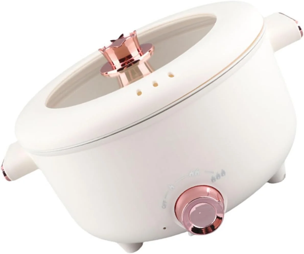 دیگ برقی چند منظوره 3.5 لیتری YUEHISY، پخت سریع نودل و سوپ ساز با پوشش مینای سرامیکی، برای رامن، دامپلینگ، تخم مرغ، پاستا، فرنی