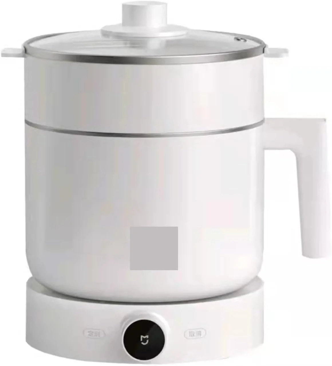 دیگ چند منظوره هوشمند ZKSKOX، دیگ برقی کوچک خانگی مناسب خوابگاه برای پخت نودل و غذاهای دیگر