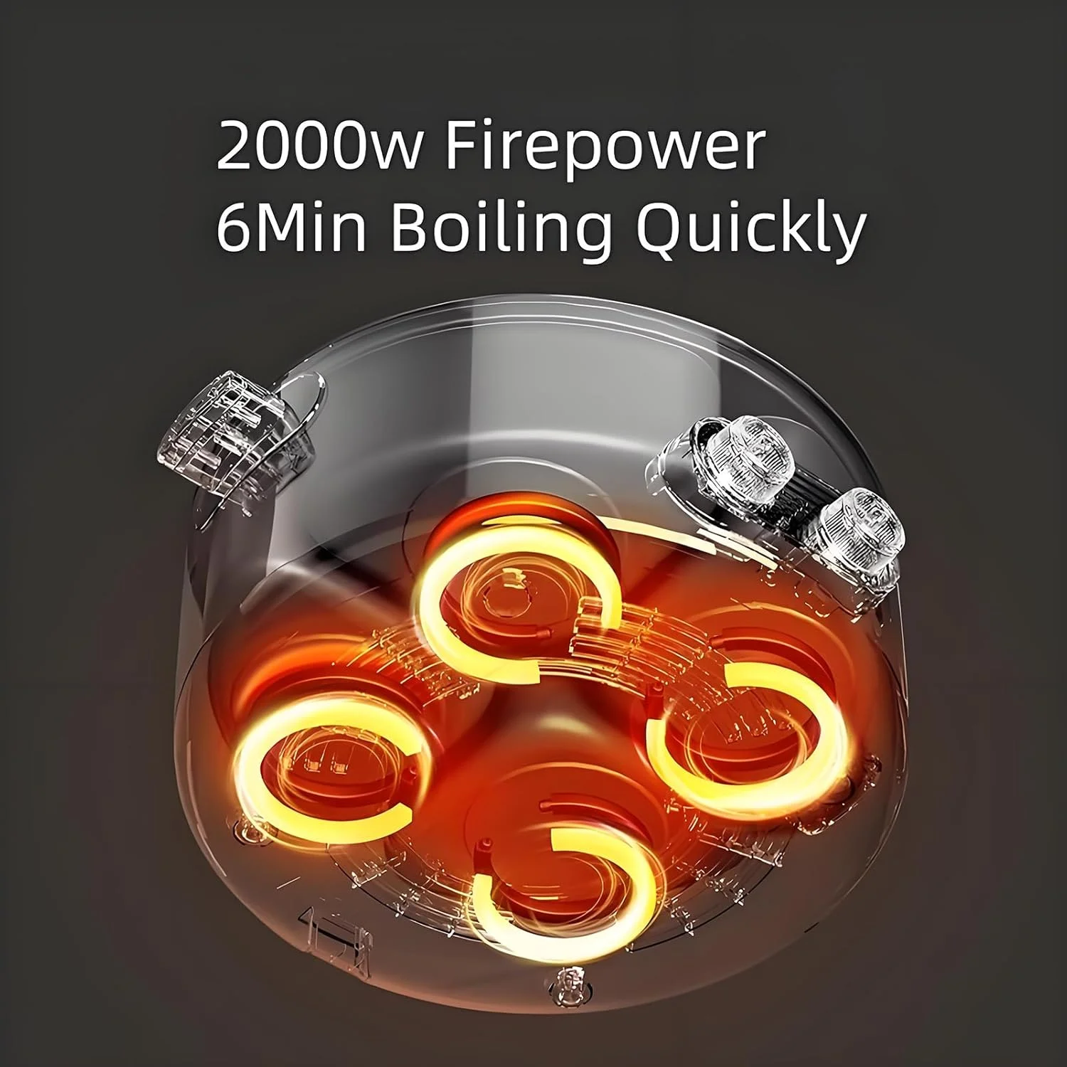 4-flavor Shabu Shabu Pot 2000w, 4 Compartment Electric Pots, 6l Multi-functional Household Hot Pot With Divider Plates, Adjustable Temp Control For Home Cooking Party