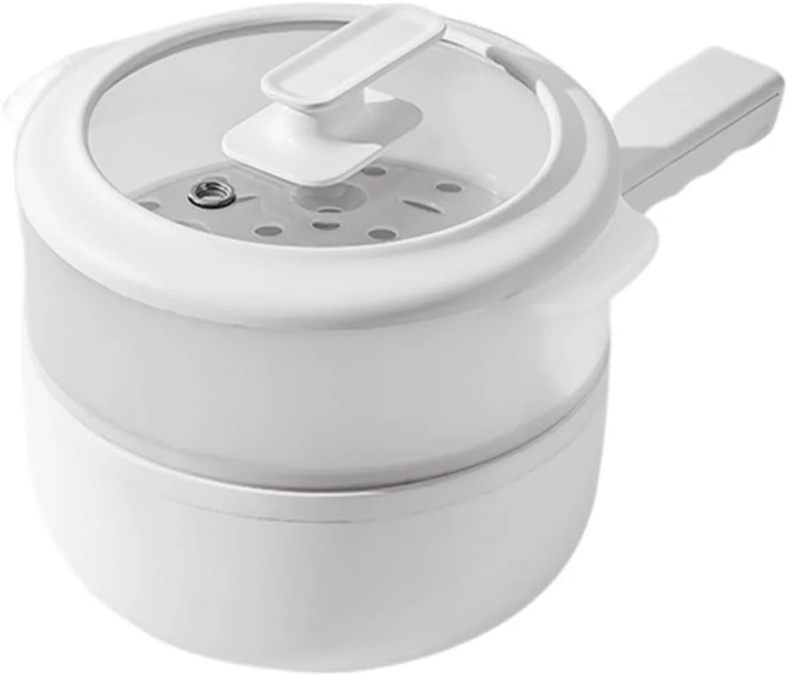 زودپز برقی ZKSKOX، مناسب برای خوابگاه دانشجویی، چند منظوره، قابلمه برقی خانگی کوچک، مناسب برای بخارپز کردن، سرخ کردن و پختن نودل