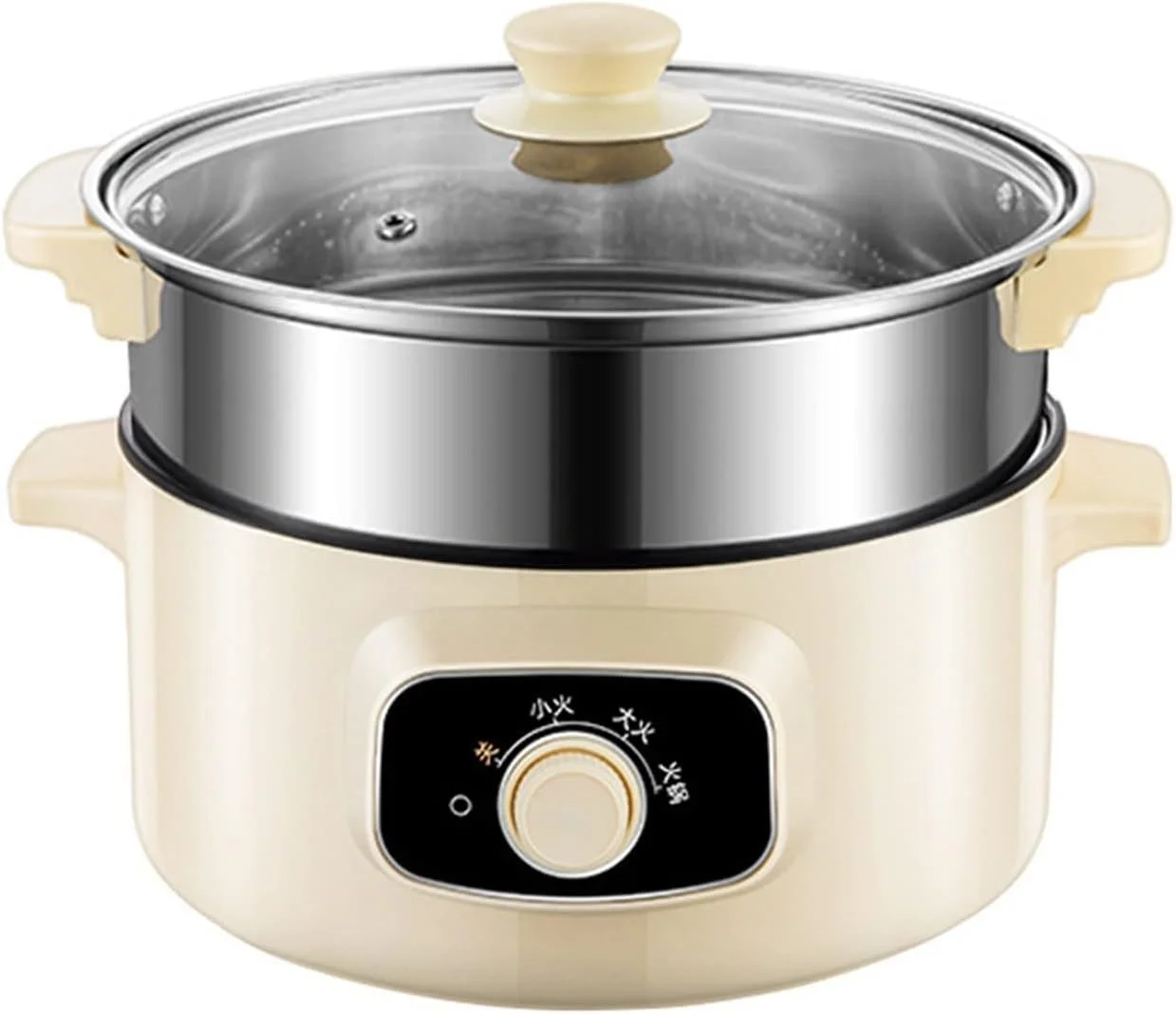 دیگ چند منظوره برقی ZKSKOX، دیگ برقی یکپارچه خانگی، تابه برقی نچسب، دیگ برقی کوچک خوابگاهی، بخارپز برقی چند لایه