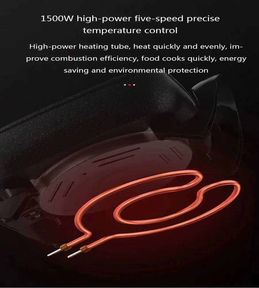 دیزنی قابلمه برقی چند منظوره شیک، تابه نچسب، پلوپز برقی، تابه سرخ کن، قابلمه گرم کننده (قابلمه گرم کننده)