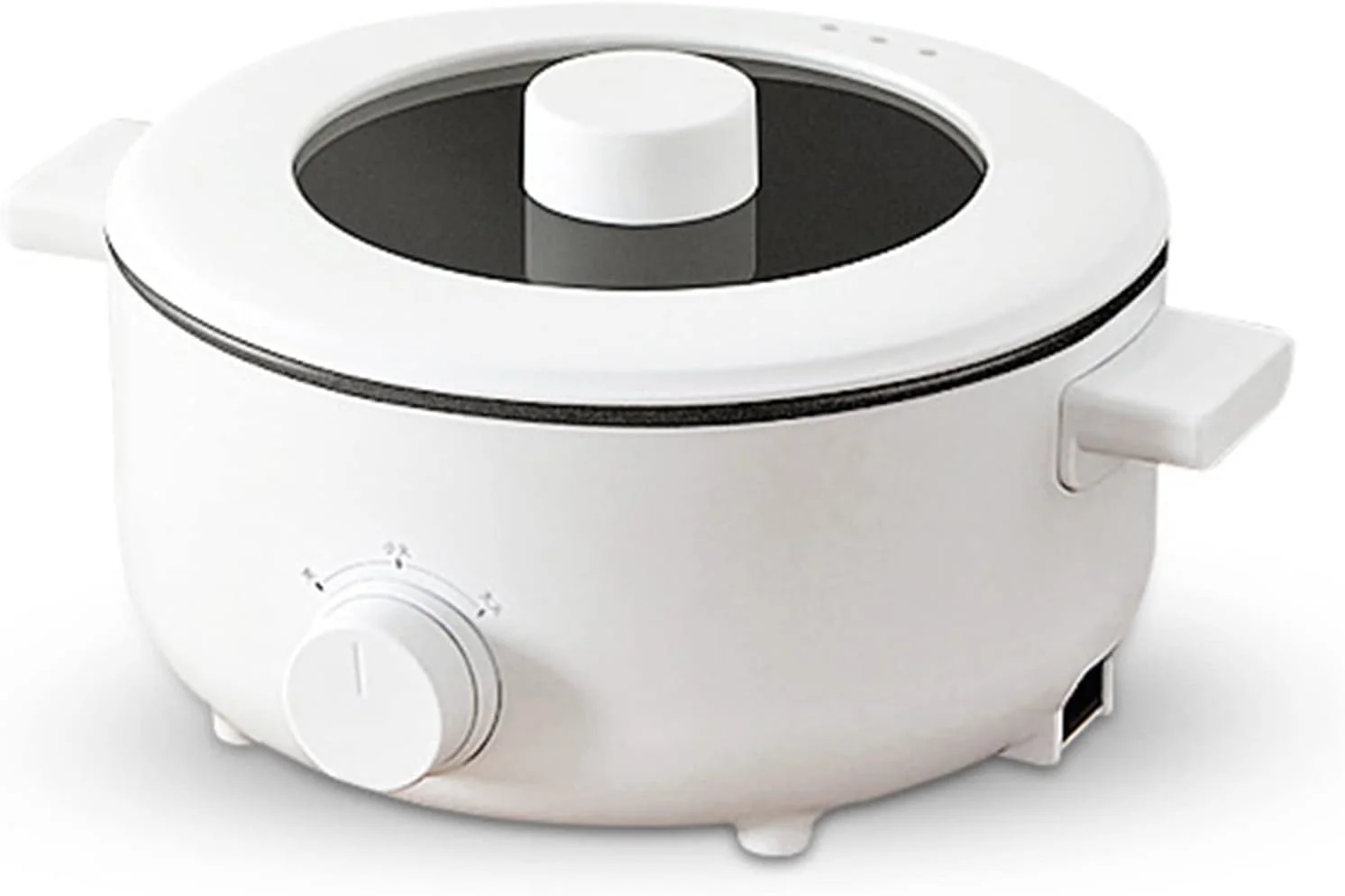 پلوپز برقی Cryfokt، قابلمه برقی چند منظوره 3 لیتری، تابه سرخ کن نچسب با 3 سطح حرارت، پلوپز سریع رامن، قابلمه پخت و پز خانگی خوابگاهی برای پاستا، شابو شابو، سوپ