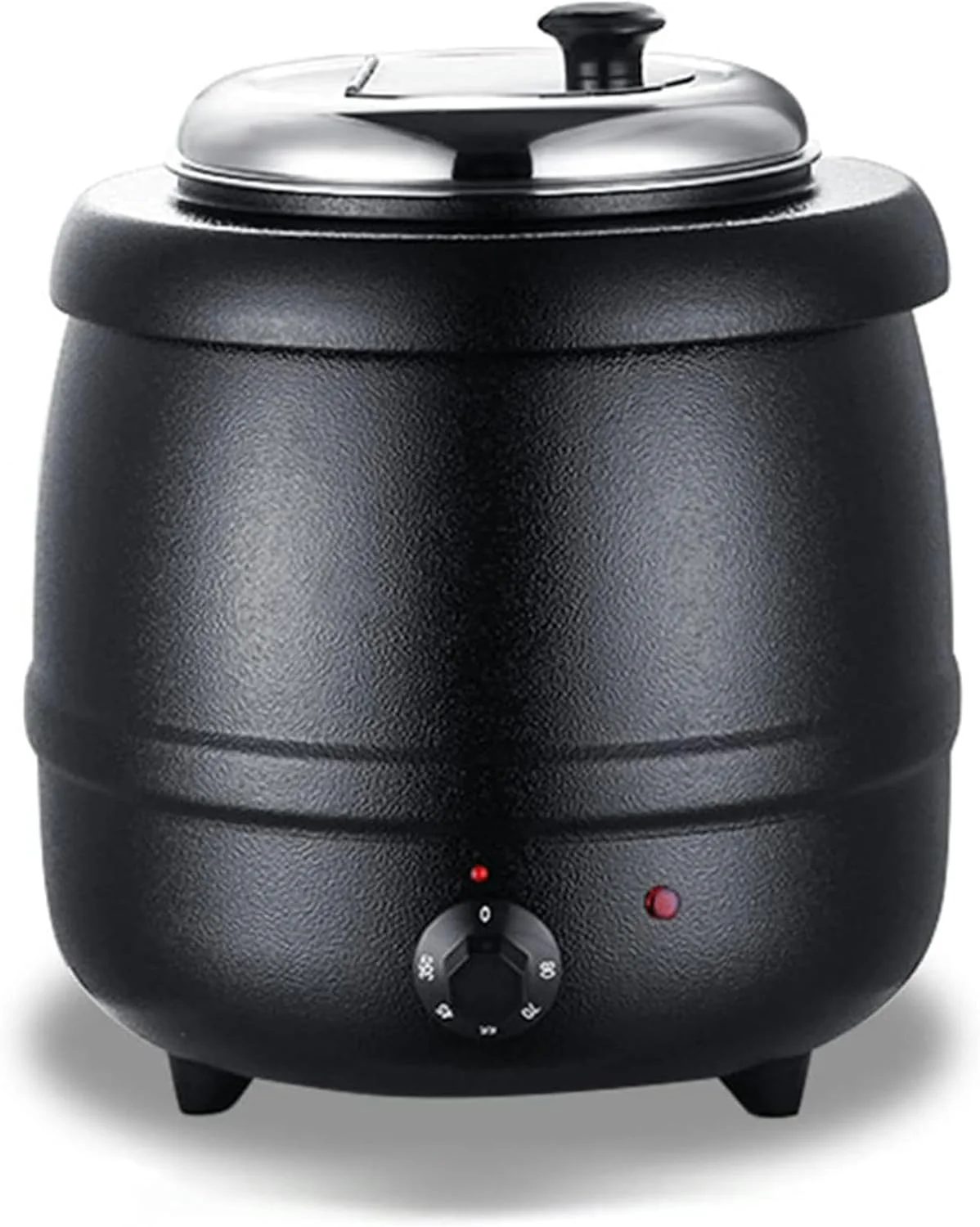 دیگ سوپ برقی تجاری، گرمکن سوپ غذا 10 لیتری با دیگ داخلی استیل ضد زنگ، برای مهمانی گرمکن غذای بوفه، مشکی دیگ سوپ برقی تجاری، گرمکن سوپ غذا 10 لیتری با دیگ داخلی استیل ضد زنگ، برای مهمانی گرمکن غذای بوفه، مشکی