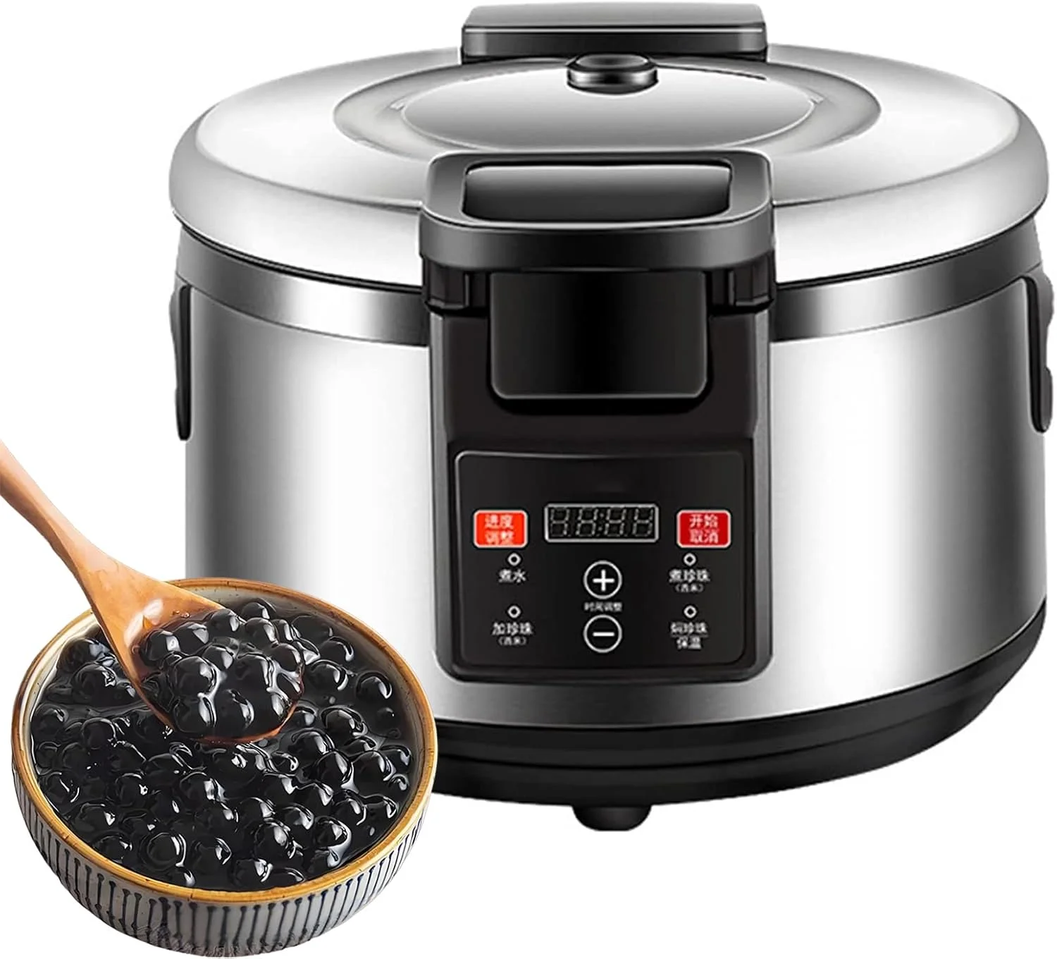 دیگ مروارید تجاری 16 لیتری، پخت 1-3 کیلوگرم مروارید، آشکارساز دمای هوشمند (دیگ ضد سرریز)، زمان پخت اختیاری، تابه نچسب - تمیز کردن آسان، 16 لیتر دیگ مروارید تجاری 16 لیتری، پخت 1-3 کیلوگرم مروارید، آشکارساز دمای هوشمند (دیگ ضد سرریز)، زمان پخت اختیاری، تابه نچسب - تمیز کردن آسان، 16 لیتر