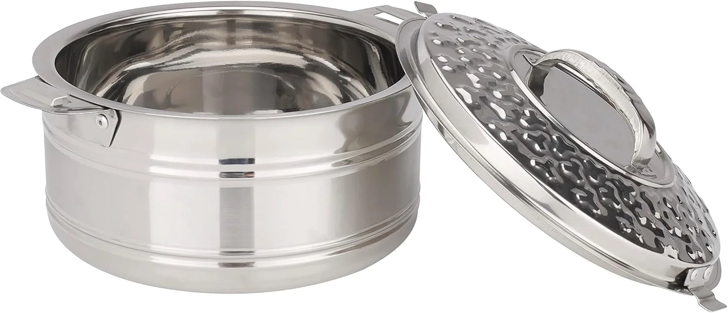 ظرف گرم نگهدارنده استیل دوجداره دلکاسا، ظرفیت 3.0 لیتر