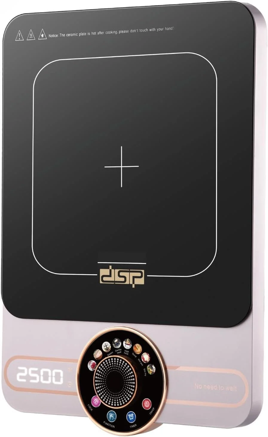 اجاق القایی DSP با توان 3500 وات و کنترل لمسی + چرخشی مدل KD5074