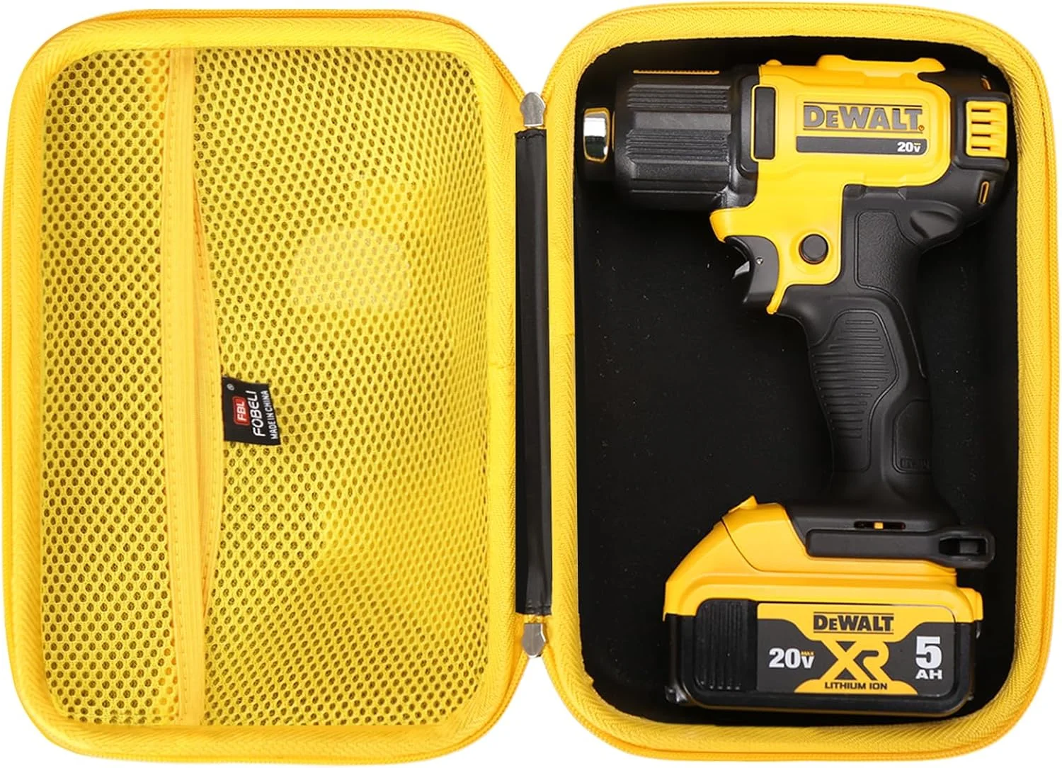 کیف حمل سخت EVA مدل FBLFOBELI برای تفنگ حرارتی بی سیم 20 ولت مکس DEWALT