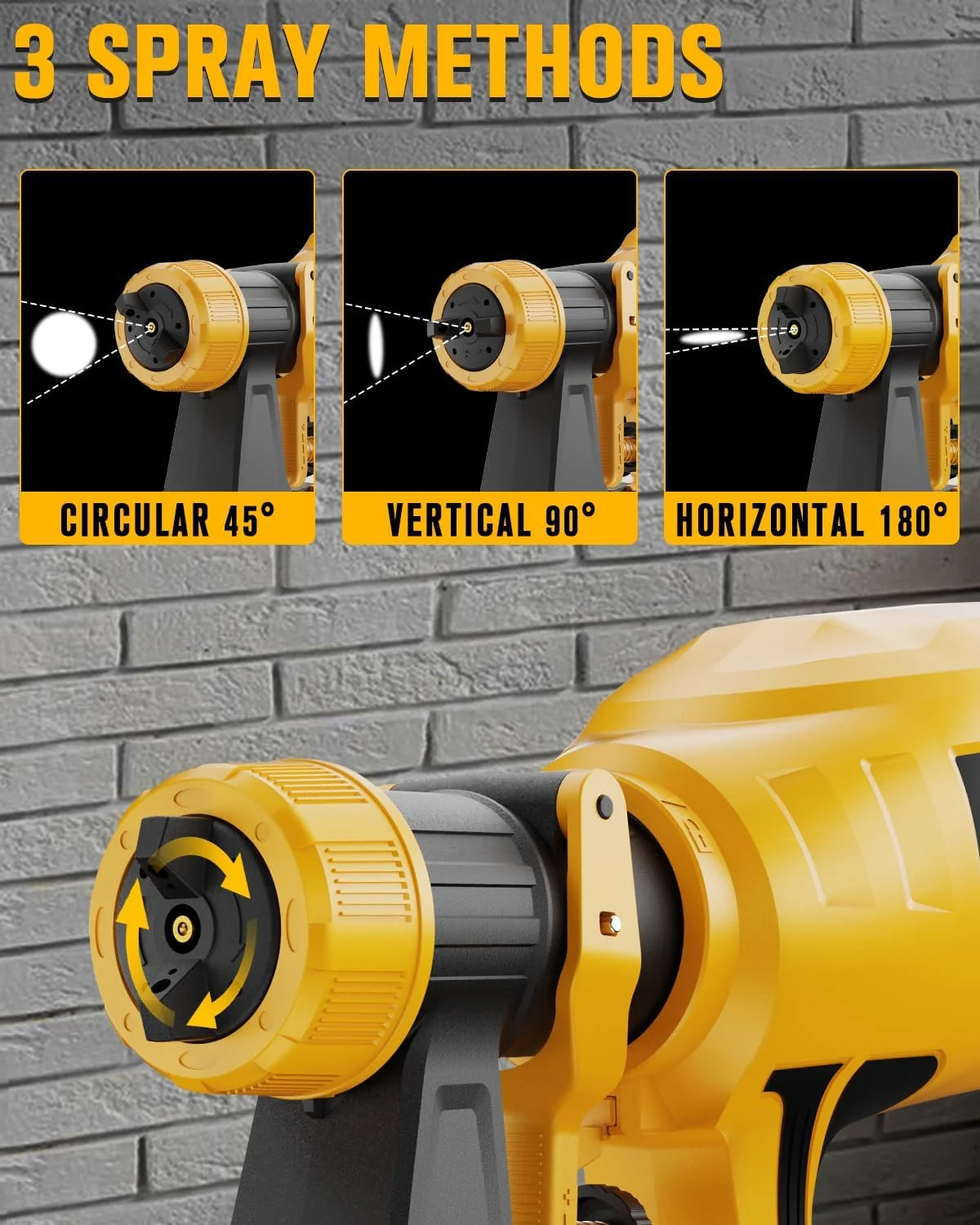 دستگاه رنگ پاش شارژی سازگار با باتری 20 ولت Dewalt (بدون باتری)، تفنگ رنگ پاشی با 5 نازل مسی، تفنگ رنگ پاش برقی برای رنگ آمیزی دستگاه رنگ پاش شارژی سازگار با باتری 20 ولت Dewalt (بدون باتری)، تفنگ رنگ پاشی با 5 نازل مسی، تفنگ رنگ پاش برقی برای رنگ آمیزی