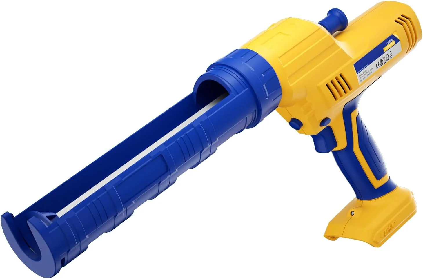 تفنگ درزگیر شارژی سازگار با باتری 20 ولت Dewalt (فقط ابزار)، ابزار درزگیر باتری خور تفنگ درزگیر برقی با 5 سرعت قابل تنظیم، طراحی ضد چکه، لوله 10oz/20oz برای پر کردن و آب بندی