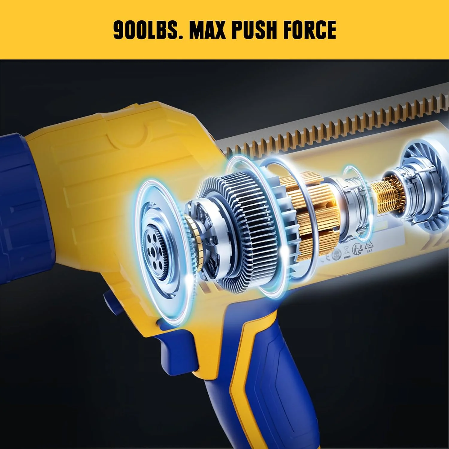 تفنگ درزگیر شارژی سازگار با باتری 20 ولت Dewalt (فقط ابزار)، ابزار درزگیر باتری خور تفنگ درزگیر برقی با 5 سرعت قابل تنظیم، طراحی ضد چکه، لوله 10oz/20oz برای پر کردن و آب بندی تفنگ درزگیر شارژی سازگار با باتری 20 ولت Dewalt (فقط ابزار)، ابزار درزگیر باتری خور تفنگ درزگیر برقی با 5 سرعت قابل تنظیم، طراحی ضد چکه، لوله 10oz/20oz برای پر کردن و آب بندی