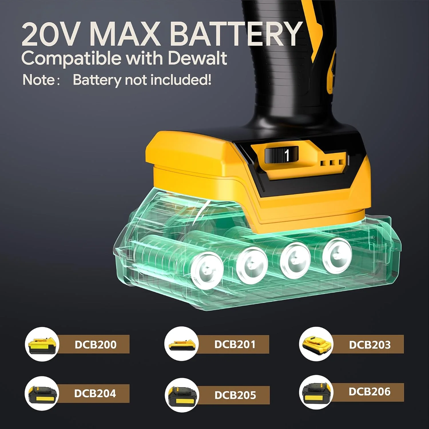تفنگ درزگیر شارژی سازگار با باتری 20 ولت DeWalt Max (بدون باتری) تفنگ درزگیر برقی 10 اونسی با ضد چکه، جمع شدن خودکار، چراغ LED، 6 سرعت برای پر کردن، درزگیری، تعمیر تفنگ درزگیر شارژی سازگار با باتری 20 ولت DeWalt Max (بدون باتری) تفنگ درزگیر برقی 10 اونسی با ضد چکه، جمع شدن خودکار، چراغ LED، 6 سرعت برای پر کردن، درزگیری، تعمیر