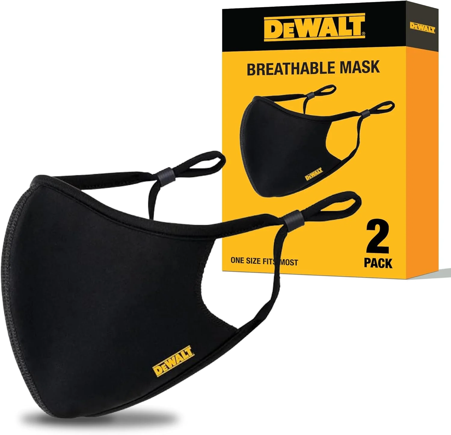 ماسک پارچه ای تنفسی Dewalt بسته 2 عددی