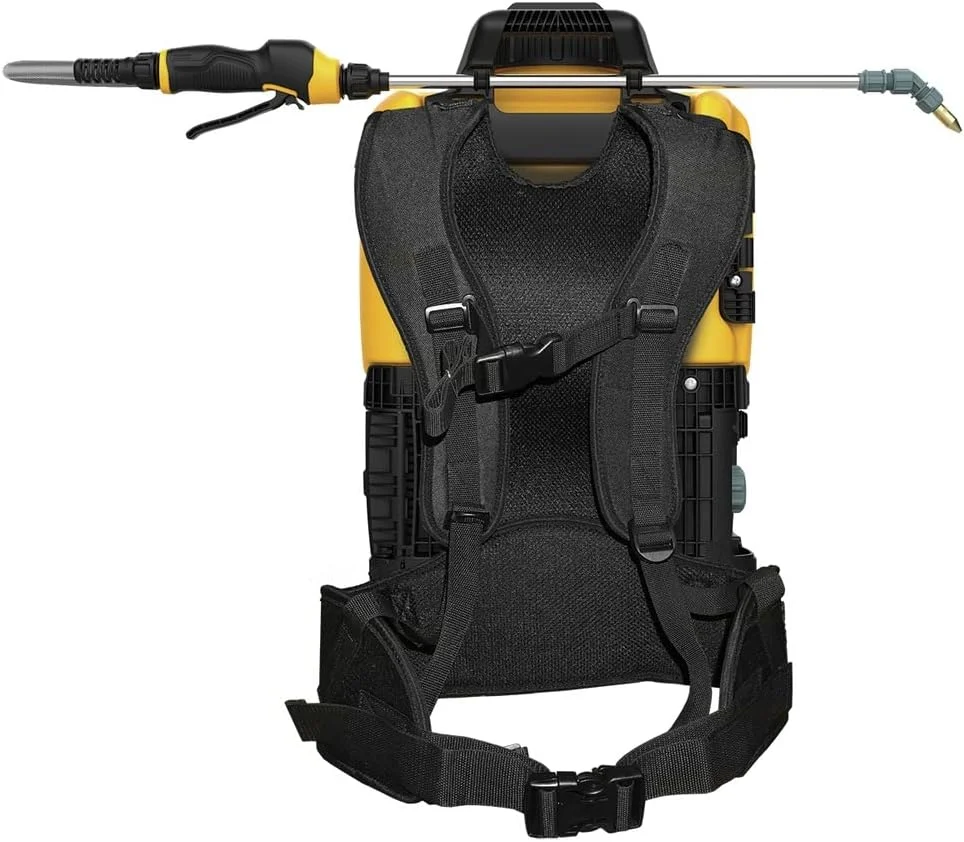 سمپاش پشتی با باتری لیتیوم-یونی 20 ولت DEWALT، سمپاش برقی (فقط ابزار)، 4 گالن سمپاش پشتی با باتری لیتیوم-یونی 20 ولت DEWALT، سمپاش برقی (فقط ابزار)، 4 گالن