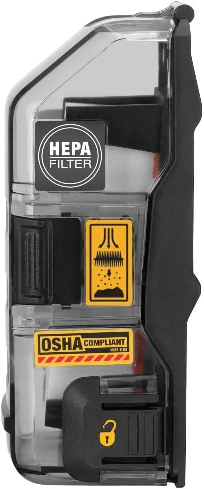 جعبه گرد و غبار جایگزین سنگین DEWALT DWH302DH، سایز واحد جعبه گرد و غبار جایگزین سنگین DEWALT DWH302DH، سایز واحد