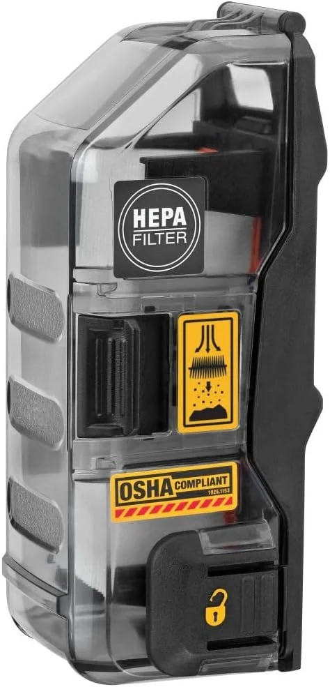 جعبه گرد و غبار جایگزین سنگین DEWALT DWH302DH، سایز واحد جعبه گرد و غبار جایگزین سنگین DEWALT DWH302DH، سایز واحد