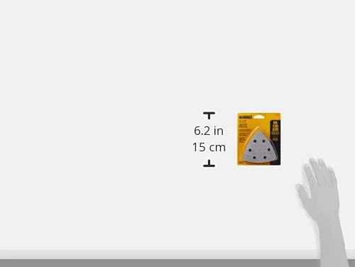 مجموعه کاغذ سنباده DEWALT، مثلثی قلاب دار، بسته 12 عددی (DWASPTRI) مجموعه کاغذ سنباده DEWALT، مثلثی قلاب دار، بسته 12 عددی (DWASPTRI)