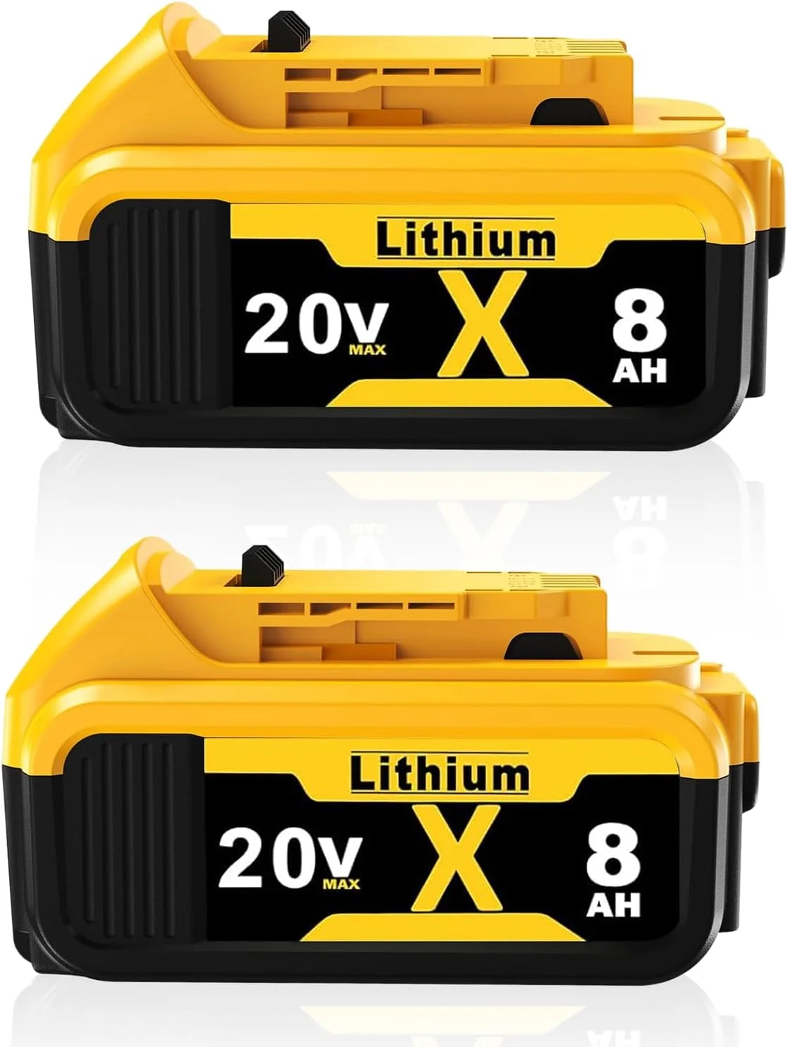 باتری جایگزین ANTOOLOCKER برای باتری 20 ولت مکس Dewalt: باتری های لیتیومی 8.0 آمپر سازگار با باتری Dewalt DCB208 DCB200 DCB206 DCB205 DCB204 DCB203 DCB180 ابزارهای برقی بی سیم، بسته 2 عددی باتری جایگزین ANTOOLOCKER برای باتری 20 ولت مکس Dewalt: باتری های لیتیومی 8.0 آمپر سازگار با باتری Dewalt DCB208 DCB200 DCB206 DCB205 DCB204 DCB203 DCB180 ابزارهای برقی بی سیم، بسته 2 عددی