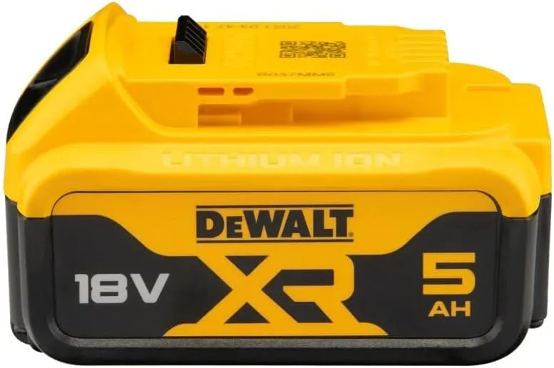 باتری لیتیوم-یونی 5 آمپر ساعتی 18 ولت Dewalt DCB184-XJ XR، ابعاد 65cm x 46cm x 12cm