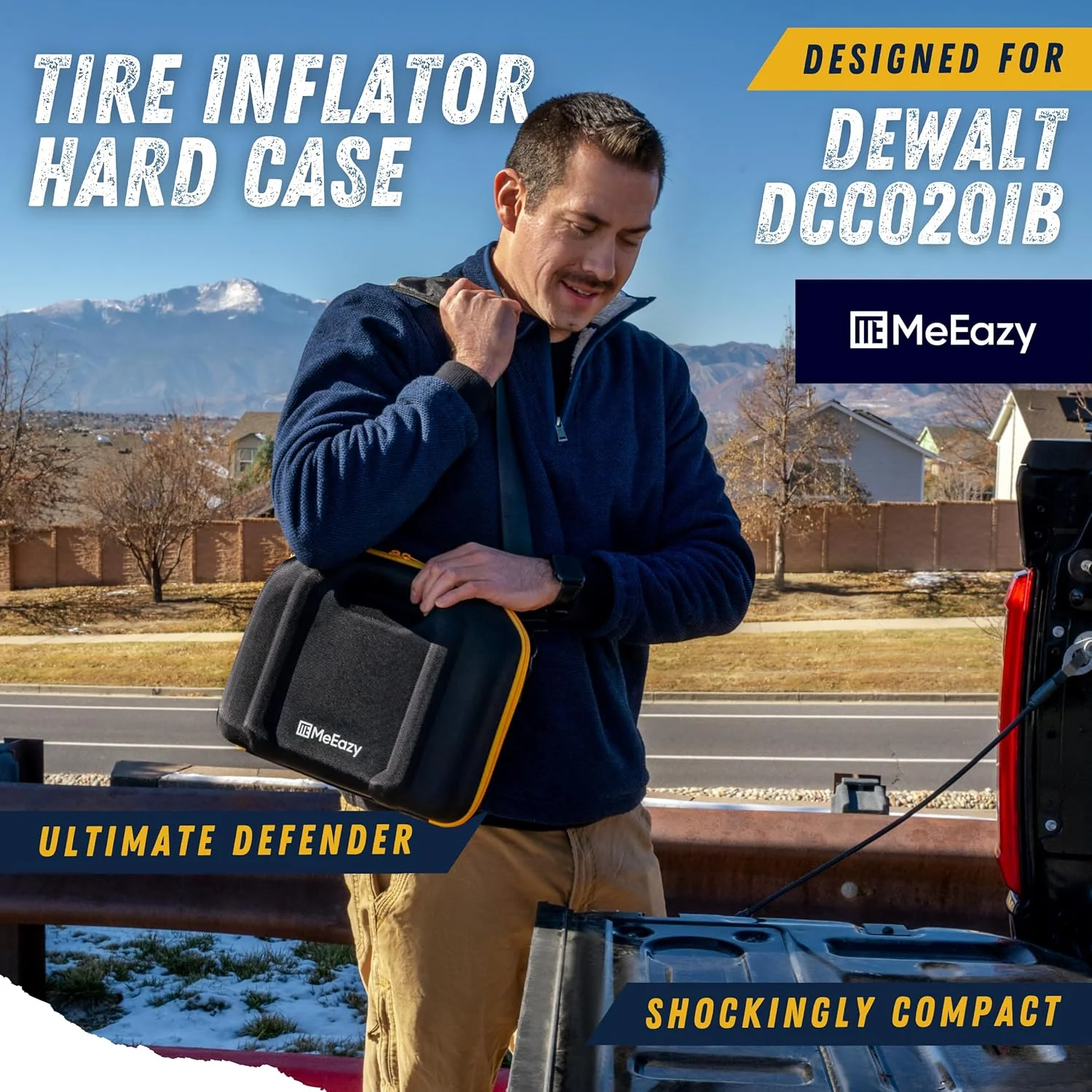 کیف حمل سخت برای کمپرسور باد و تایر دیوالت مدل DCC020IB 20V Max کیف حمل سخت برای کمپرسور باد و تایر دیوالت مدل DCC020IB 20V Max