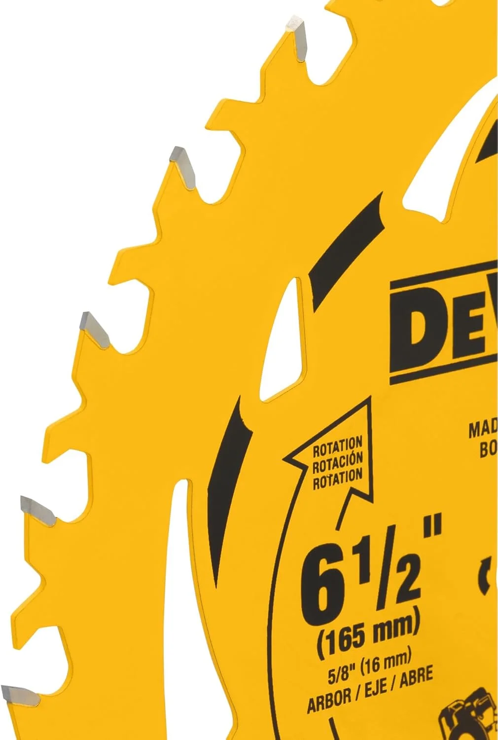 تیغه اره دیسکی 6-1/2 اینچ 24 دندانه DEWALT (DWA261224) تیغه اره دیسکی 6-1/2 اینچ 24 دندانه DEWALT (DWA261224)