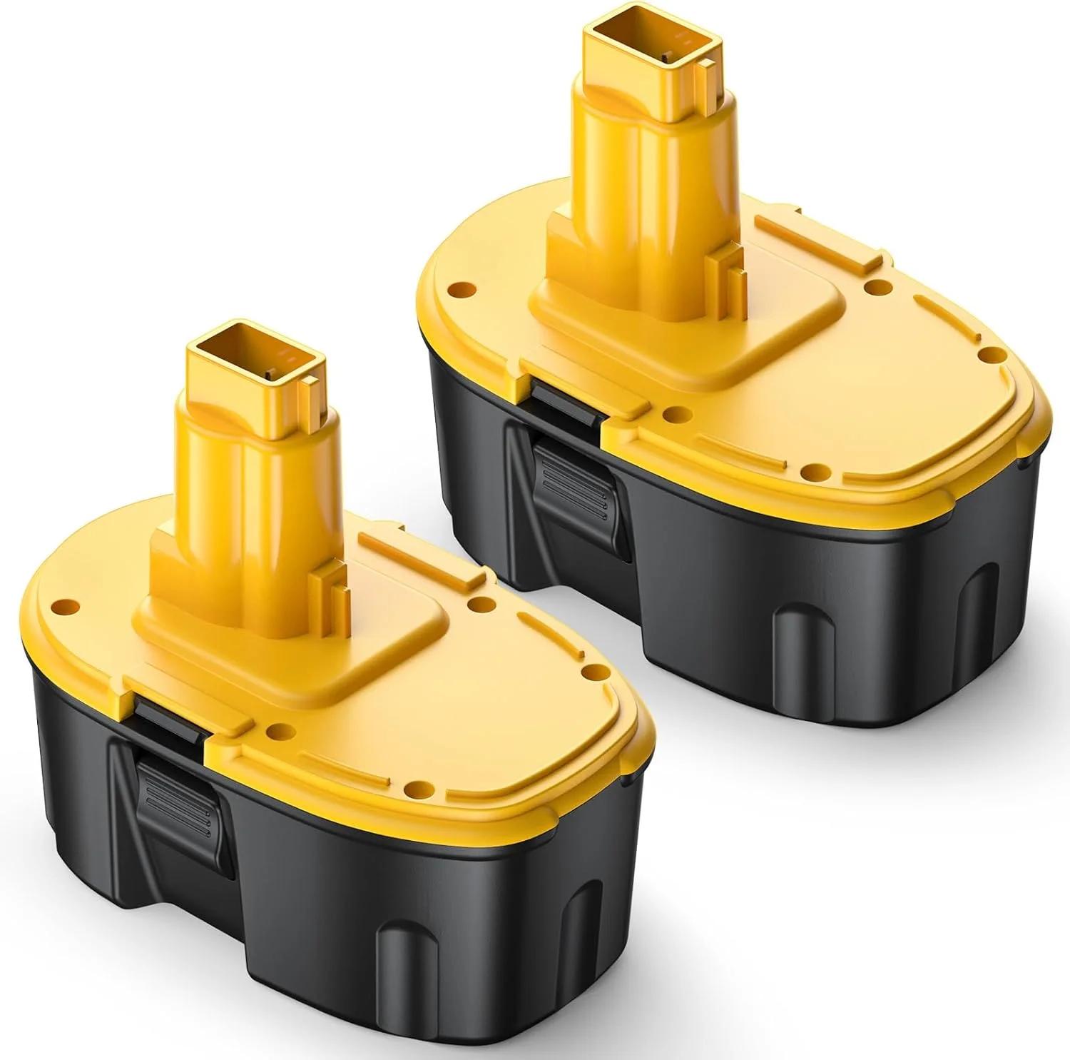 باتری 4.6 آمپر ساعت 18 ولت DC9096 - سازگار با باتری 18 ولت Dewalt مدل های DC9098 DC9099 DW9095 DW9096 DW9098 DE9038 و ابزار برقی بی سیم Dewalt
