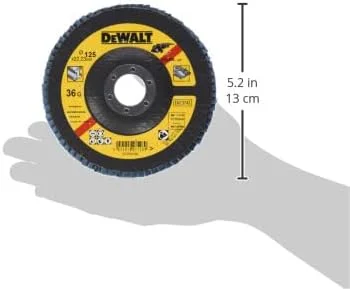 صفحه ساب DEWALT دیسک فلپ 125 میلی متر K36 تخت DT3308 QZ صفحه ساب DEWALT دیسک فلپ 125 میلی متر K36 تخت DT3308 QZ