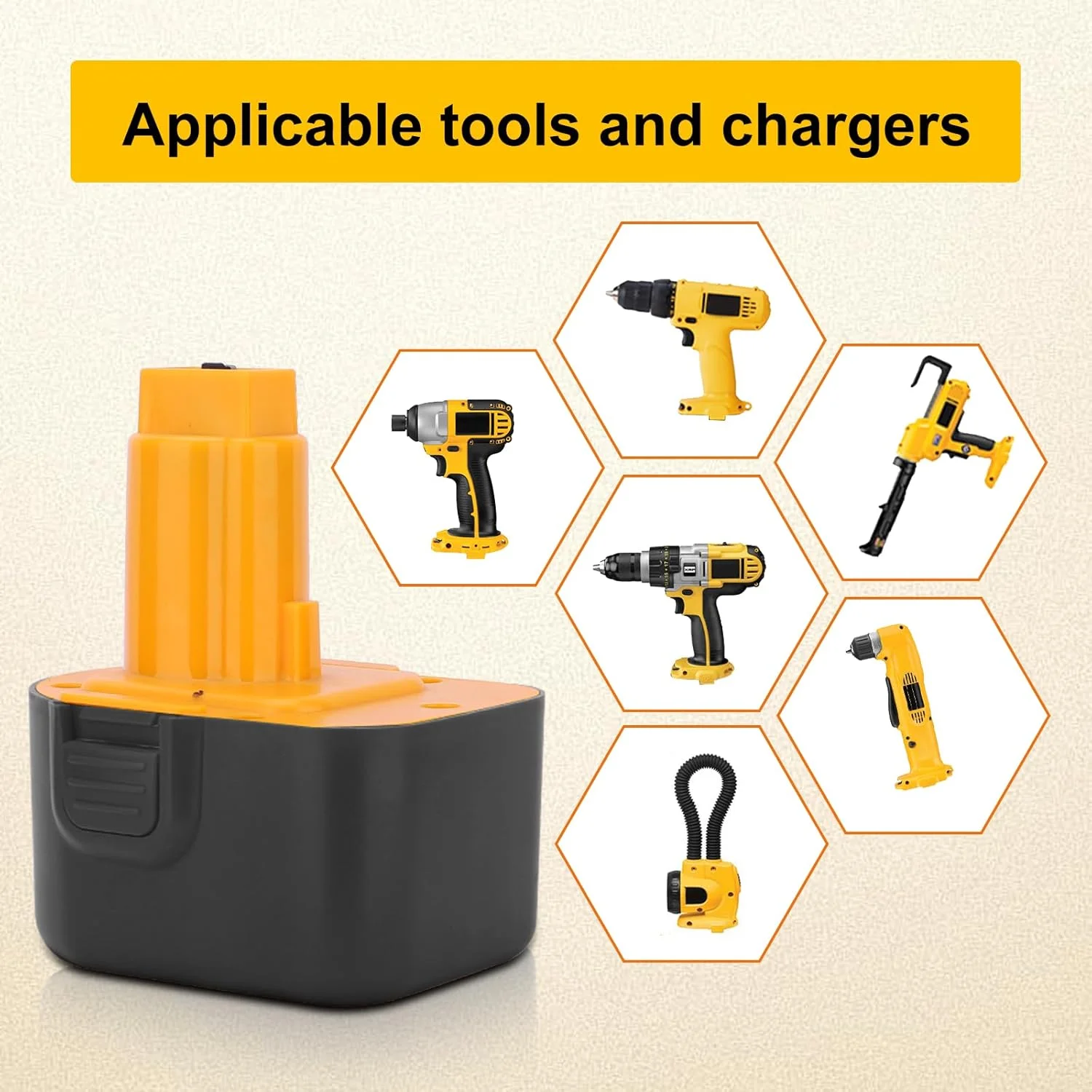 بسته 2 عددی باتری 3.6 آمپر ساعتی Ni-Mh جایگزین باتری 12 ولت Dewalt سازگار با DC9071 DE9071 DW9072 DE9074 DE9501 DW9071 DE9037 DE9072 152250-27 3977 7445-071 US Catastro بسته 2 عددی باتری 3.6 آمپر ساعتی Ni-Mh جایگزین باتری 12 ولت Dewalt سازگار با DC9071 DE9071 DW9072 DE9074 DE9501 DW9071 DE9037 DE9072 152250-27 3977 7445-071 US Catastro