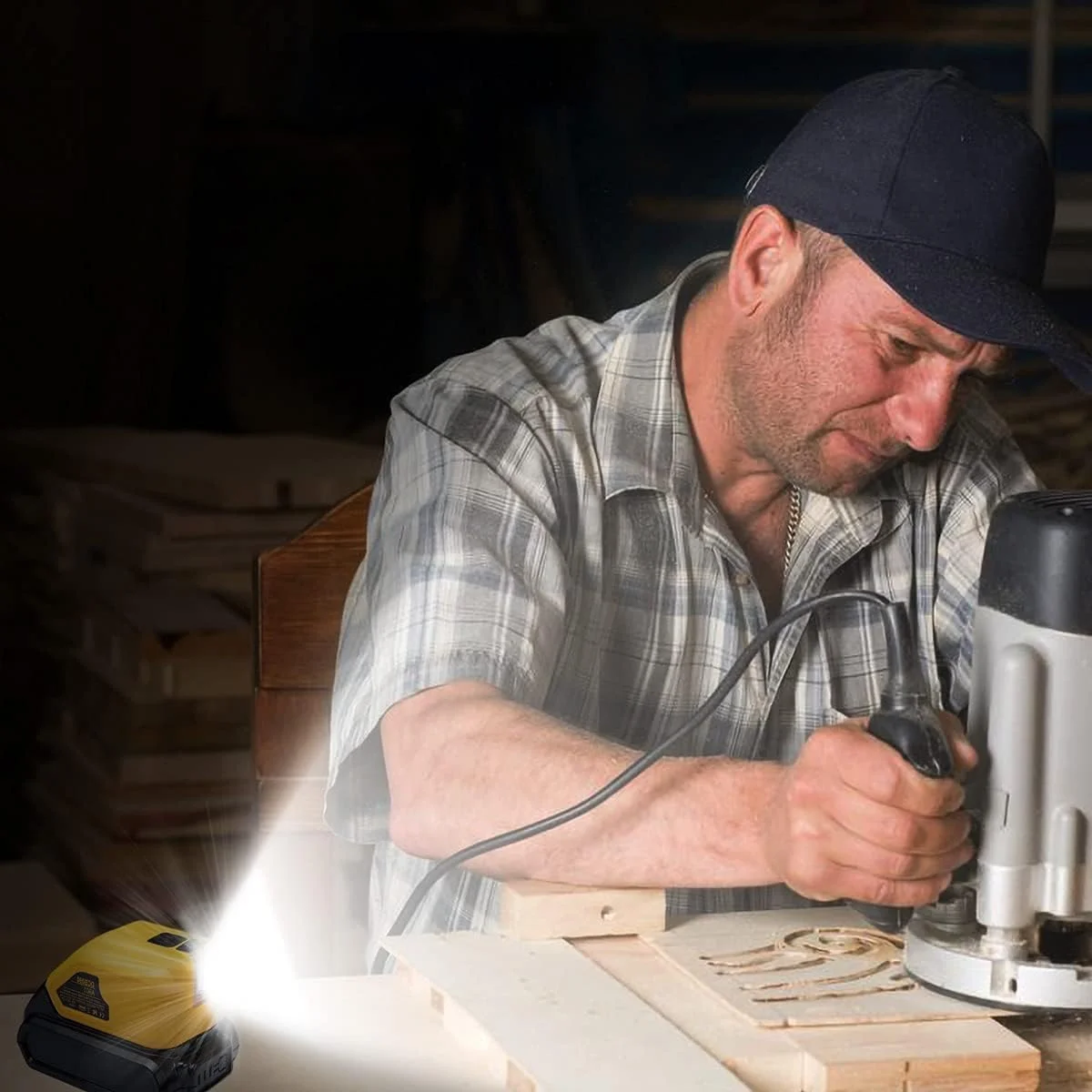 آداپتور باتری TPDL برای شارژر USB دیوالت - 18 ولت / 20 ولت حداکثر لیتیوم-یون با پورت USB C و DC، چراغ کار LED - منبع تغذیه 12 ولت 2 آمپر برای DCB090 آداپتور باتری TPDL برای شارژر USB دیوالت - 18 ولت / 20 ولت حداکثر لیتیوم-یون با پورت USB C و DC، چراغ کار LED - منبع تغذیه 12 ولت 2 آمپر برای DCB090