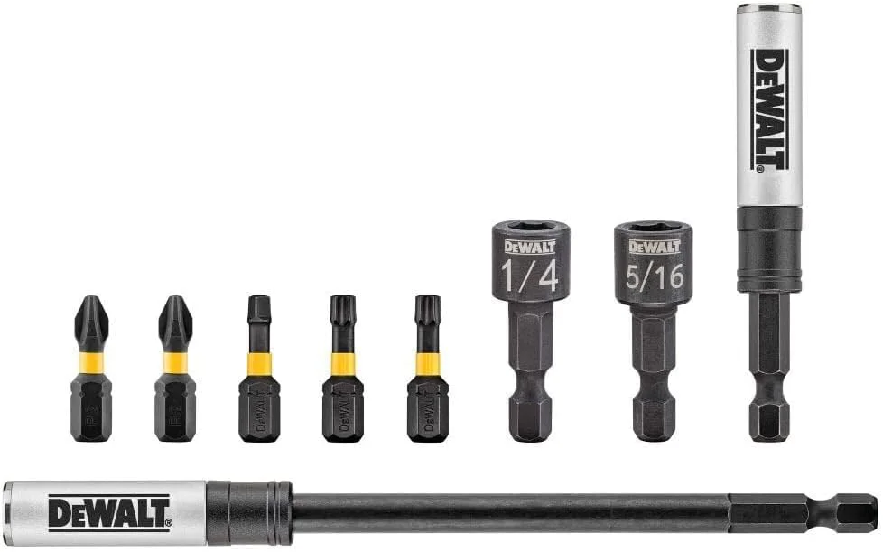 مجموعه 9 عددی ابزار جانبی DEWALT DWAFTAS-9 مجموعه 9 عددی ابزار جانبی DEWALT DWAFTAS-9